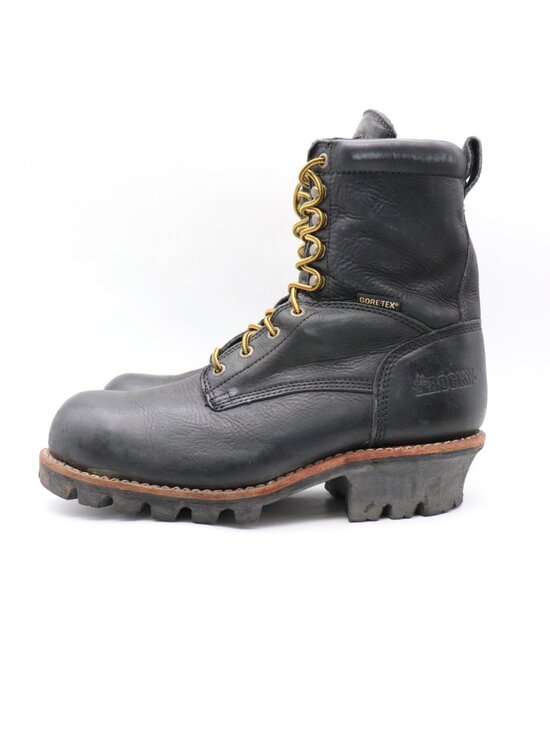 Rocky 6544 GTX Logger Boots Men 10 W Steel Toe Black Leather Gore-Tex Waterproof main image 7